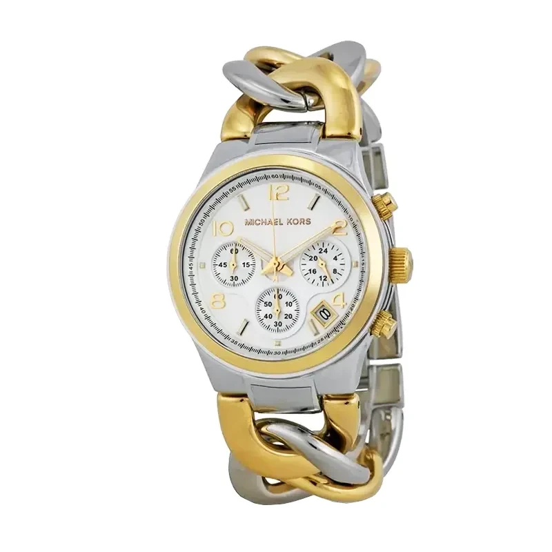 Michael Kors Runway Chronograph Two-tone Ladies Watch- MK3199